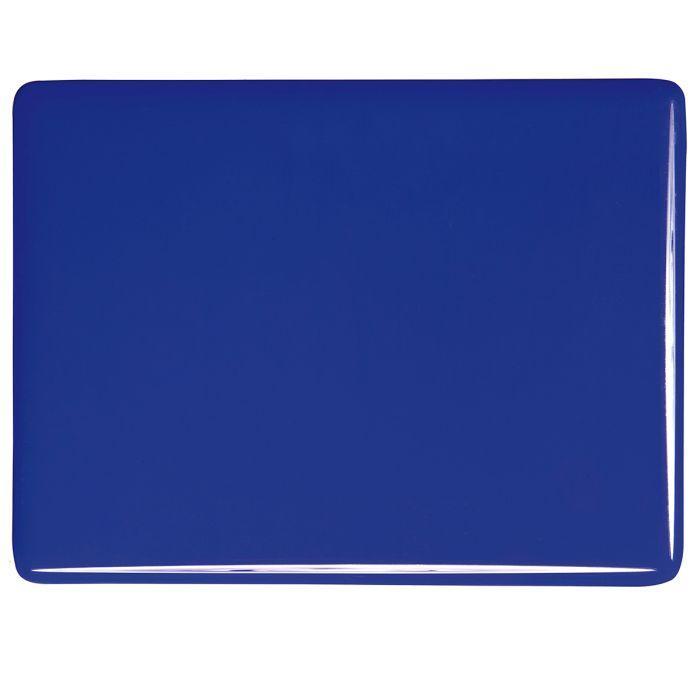 BULLSEYE 0147-50F 1,5 mm opalescentí tmavá kobaltová modrá  51 x 45 cm