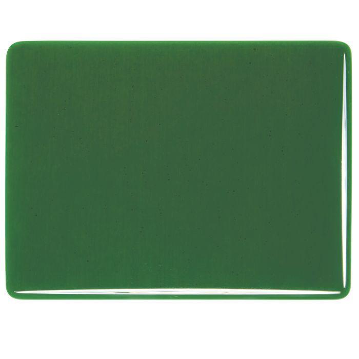 BULLSEYE 1145-30F transparentní kelly zelená  25x29 cm , prodej na ks