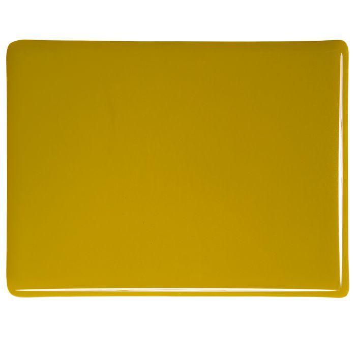 BULLSEYE 0227-30F opalescentí zlatá-zelená 25x29 cm prodej na ks
