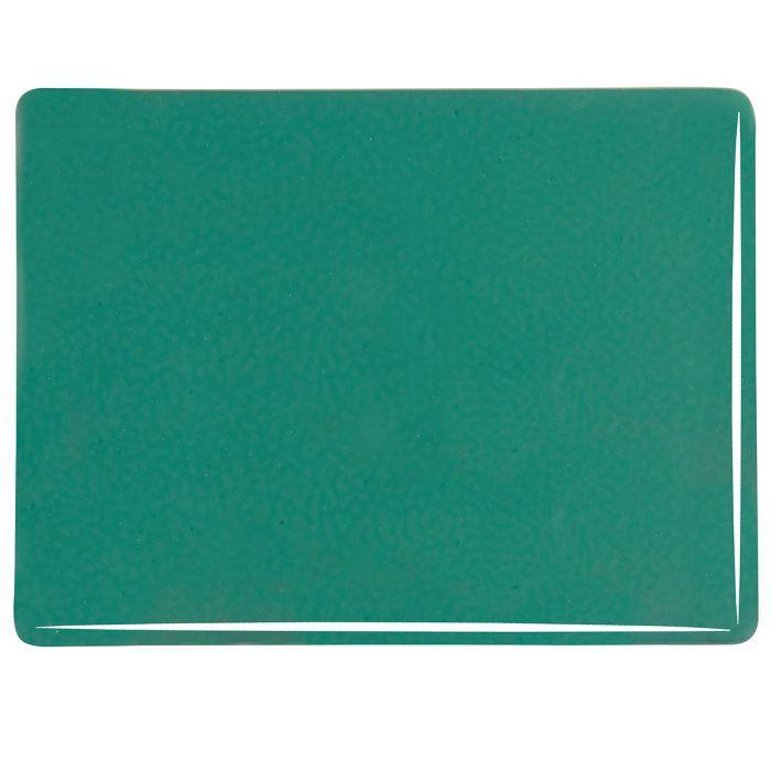 BULLSEYE 0345-50F  2mm zelená jade opálová  51x43cm=0,22qm