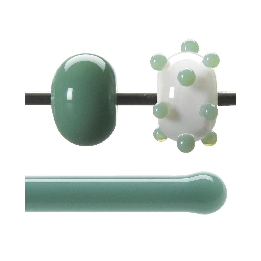 BULLSEYE tyčinky 6 mm 0117 F listová zelená opálová min.obj. 10 ks
