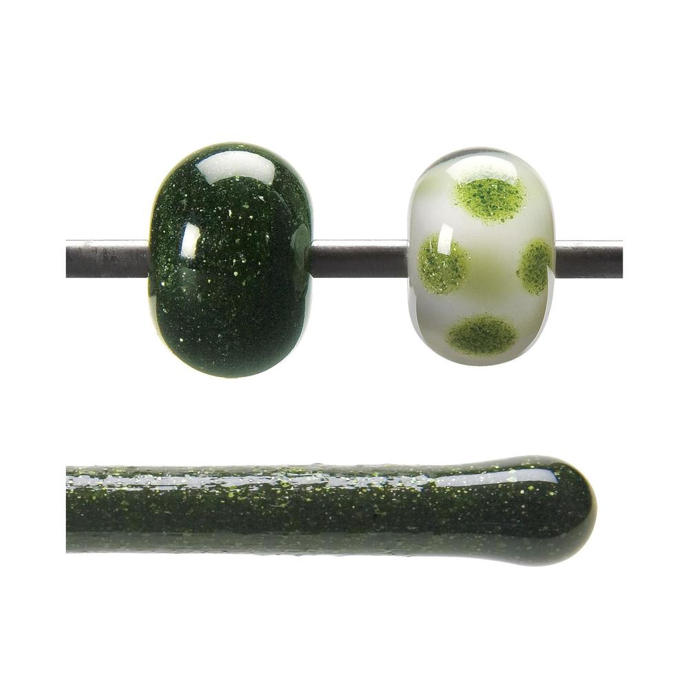 BULLSEYE tyčinky 6 mm 1412 F jarní zelená transparentní min.obj.10 ks