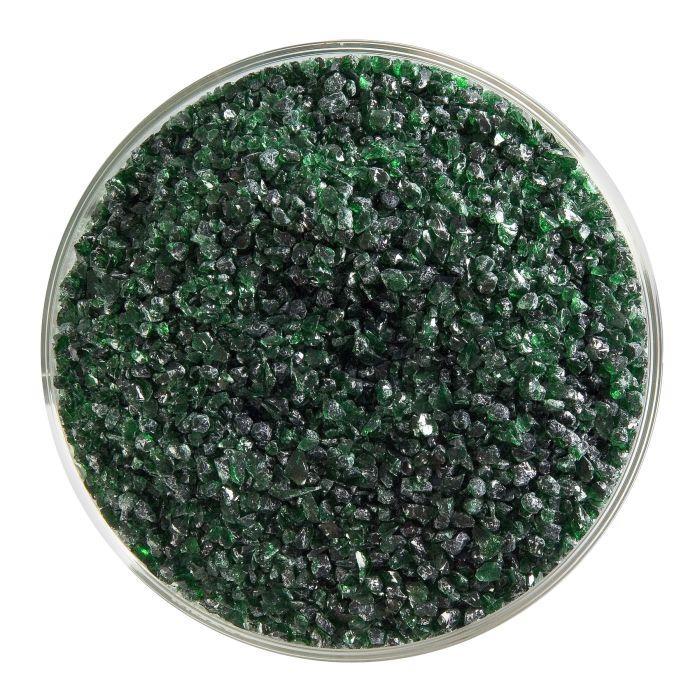 BULLSEYE 1112 F střední frita 2270 g tmavá zelená transparentní