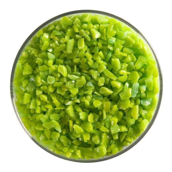 BULLSEYE 0126 F hrubá frita 2270 g letní zelená opálová