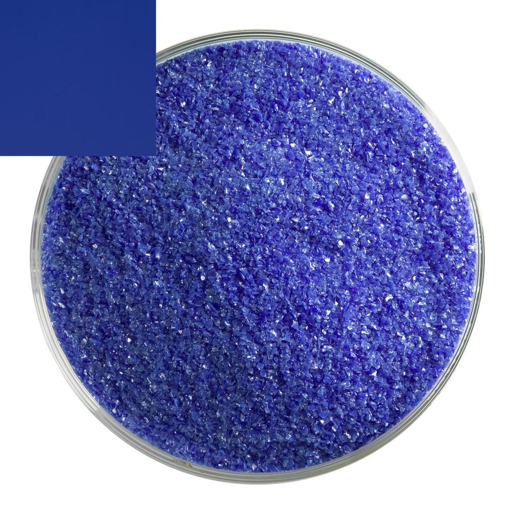 BULLSEYE 0147 F jemná frita 455 g kobaltová modrá opálová