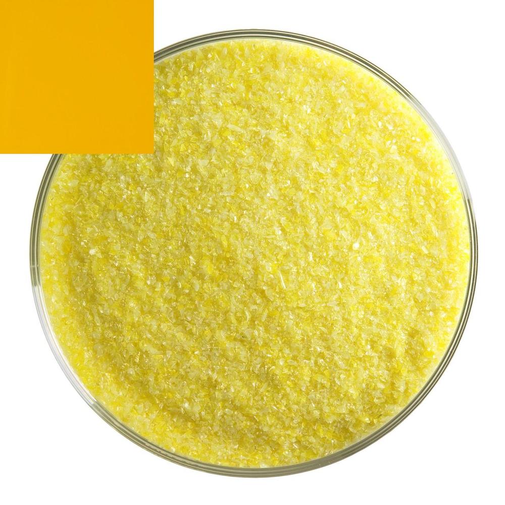 BULLSEYE 0220 F jemná frita 455 g slunečnicová žlutá opálová