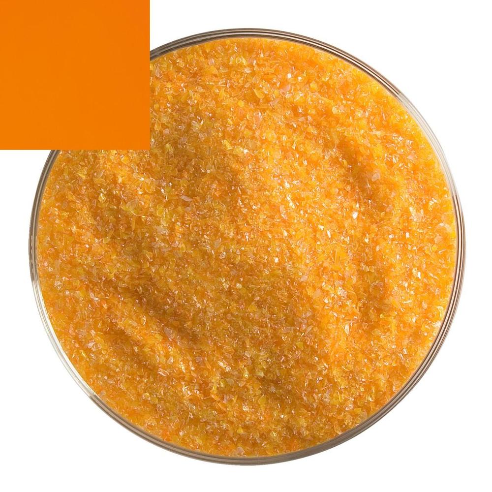 BULLSEYE 0025 F jemná frita 455 g mandarinková oranžová opálová