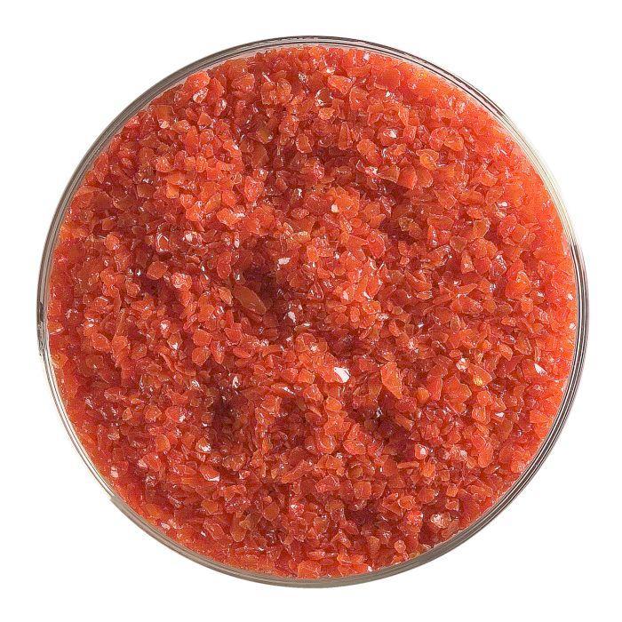 BULLSEYE 0024 F střední frita 141 g rajčatová červená opálová