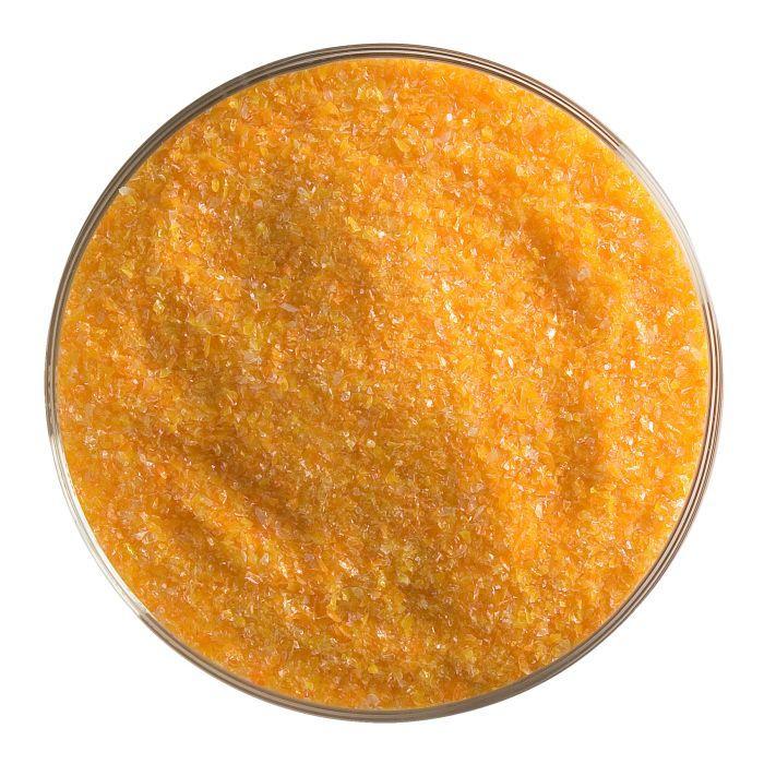 BULLSEYE 0025 F jemná frita 141 g mandarinková oranžová opálová