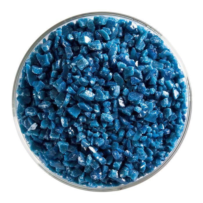 BULLSEYE 0146 F hrubá frita 141 g kovová modrá opálová