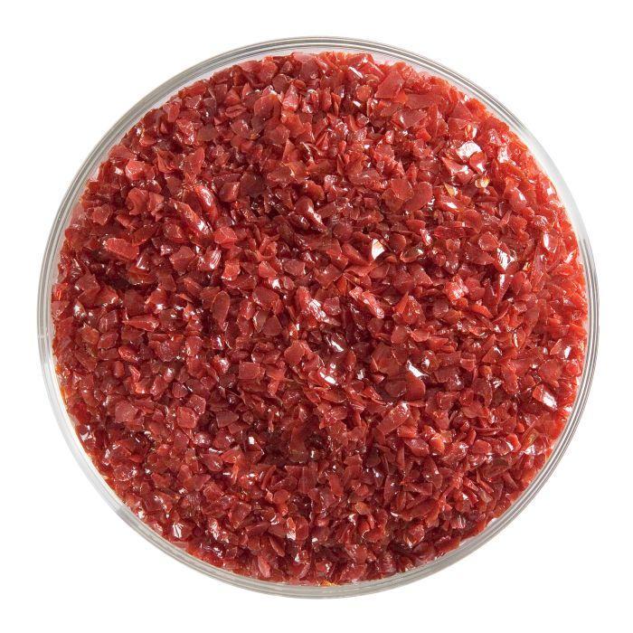 BULLSEYE 0224 F střední frita 141 g tmavá červená opálová