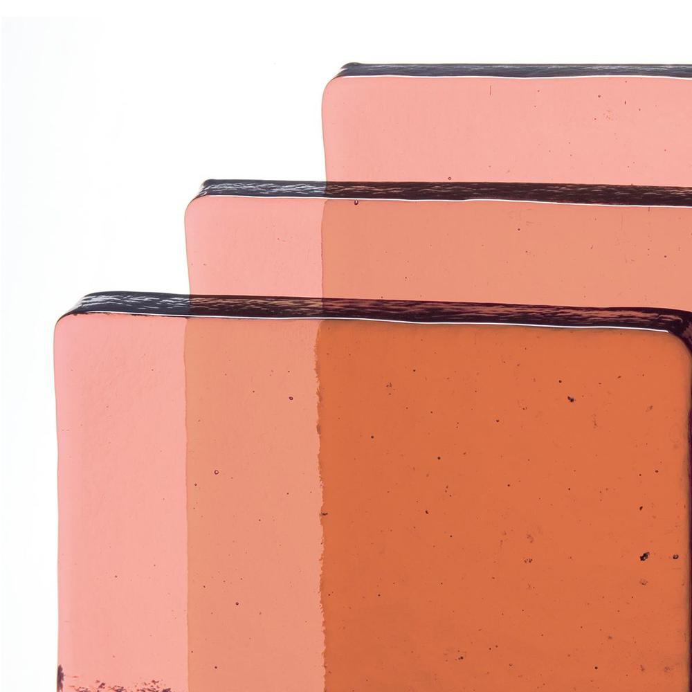 BULLSEYE bloky pro tavení 1834-65 F odstín bledá oranžová transparentní