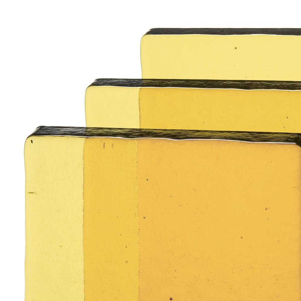 BULLSEYE bloky pro tavení 1827-65 F odstín světlý amber transparentní