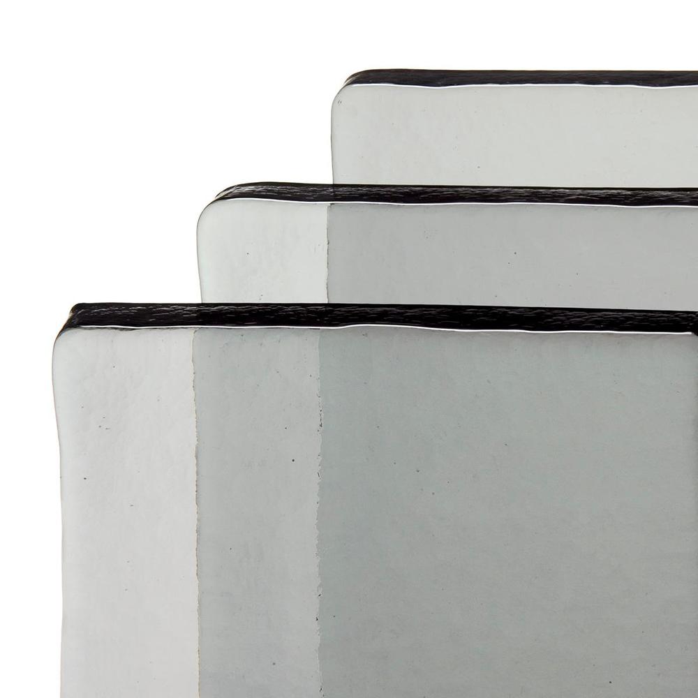 BULLSEYE bloky pro tavení 1829-65 F odstín šedá transparentní